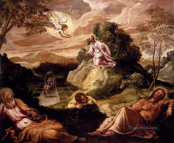  Italian Painting - Robusti Jacopo Agony In The Garden Italian Renaissance Tintoretto